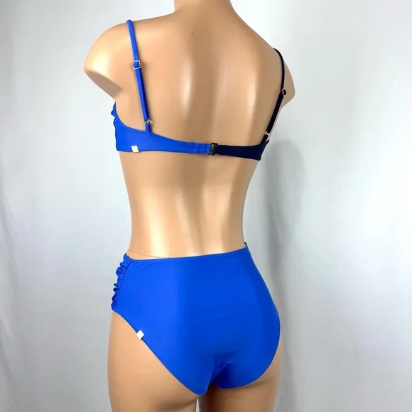 Summer salt Sz 6 Royal Blue The Marina 2 Piece Bikini Set Swimsuit Coastal Beach - Picture 2 of 12